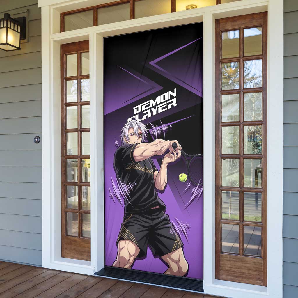 Tengen Uzui Sound Hashira Door Cover Sporty Anime Mashup Style