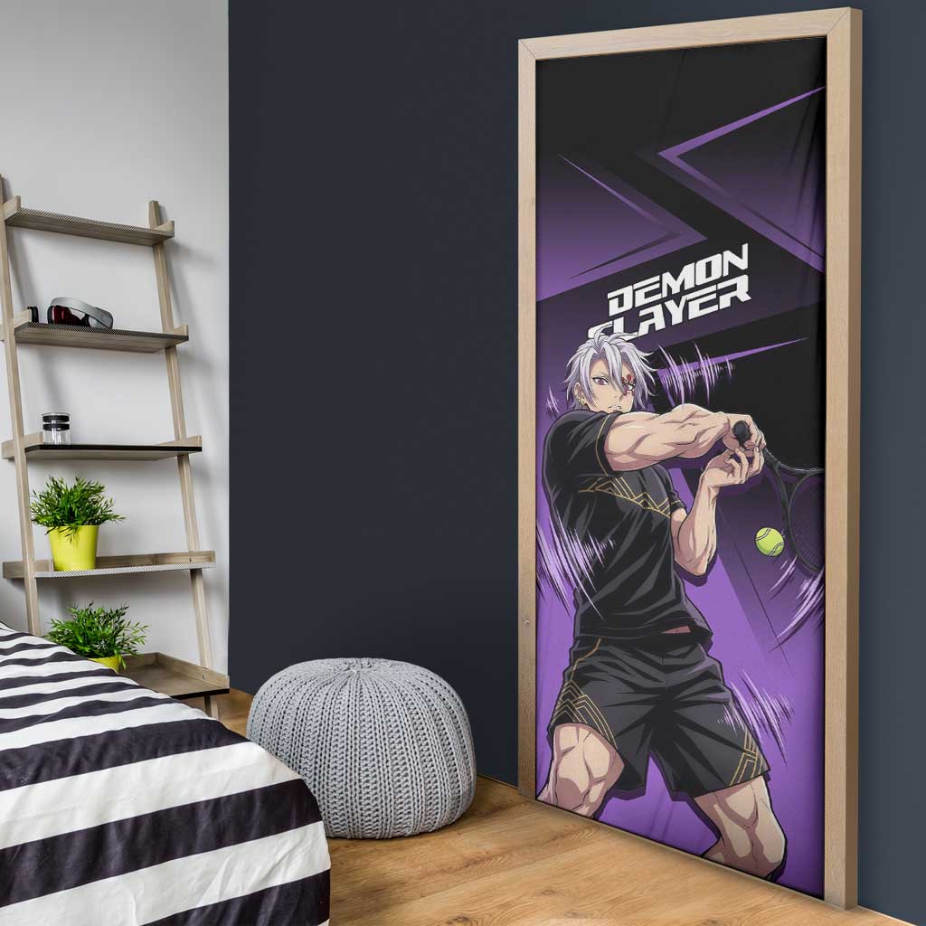 Tengen Uzui Sound Hashira Door Cover Sporty Anime Mashup Style