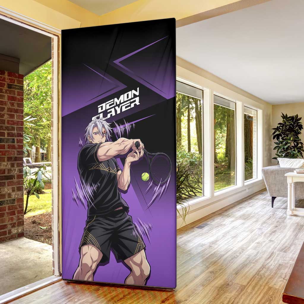Tengen Uzui Sound Hashira Door Cover Sporty Anime Mashup Style