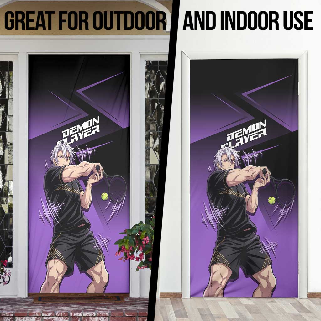Tengen Uzui Sound Hashira Door Cover Sporty Anime Mashup Style