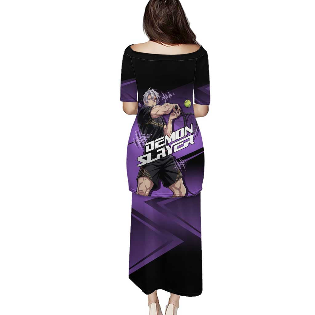 Tengen Uzui Sound Hashira Family Matching Puletasi and Hawaiian Shirt Sporty Anime Mashup Style