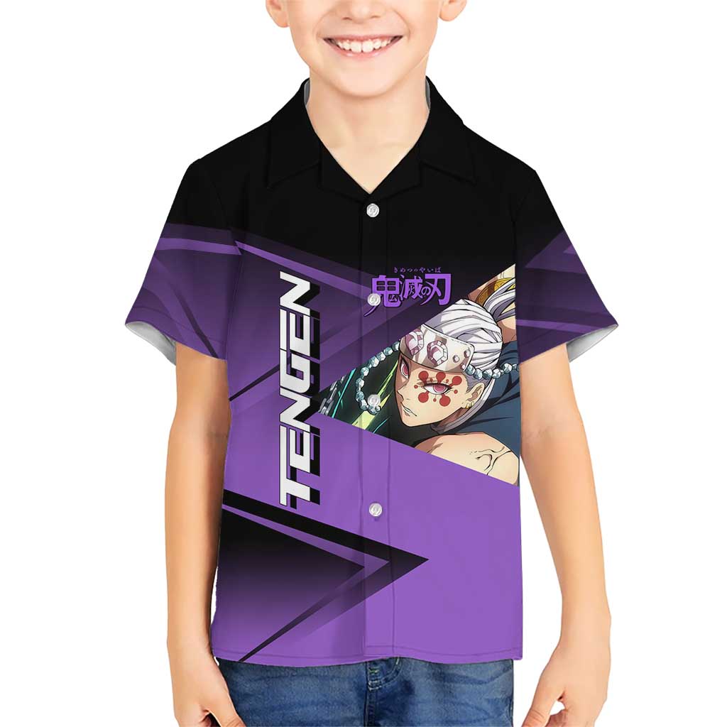 Tengen Uzui Sound Hashira Hawaiian Shirt Sporty Anime Mashup Style