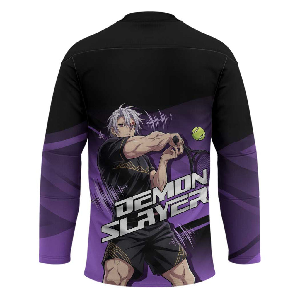 Tengen Uzui Sound Hashira Hockey Jersey Sporty Anime Mashup Style