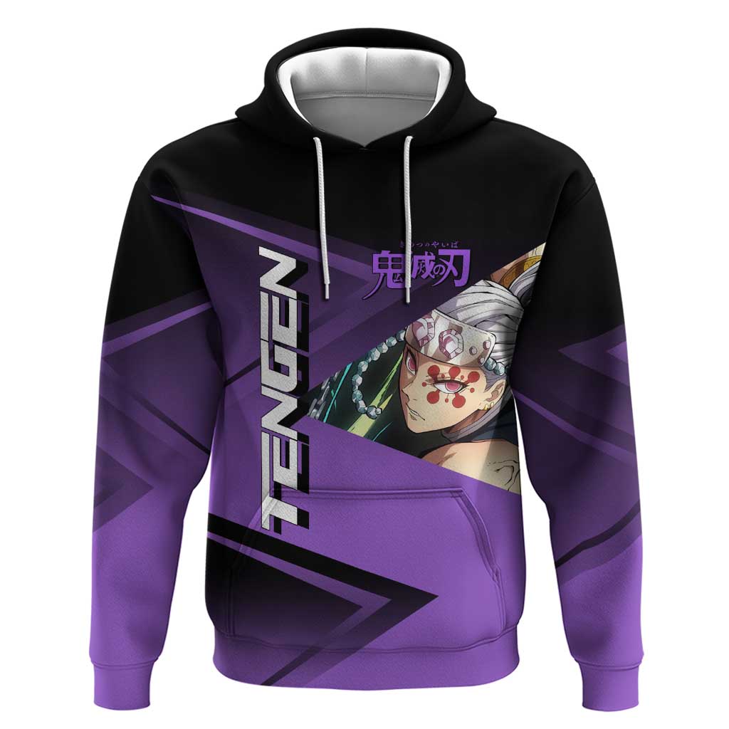 Tengen Uzui Sound Hashira Hoodie Sporty Anime Mashup Style