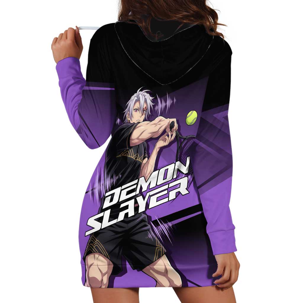 Tengen Uzui Sound Hashira Hoodie Dress Sporty Anime Mashup Style