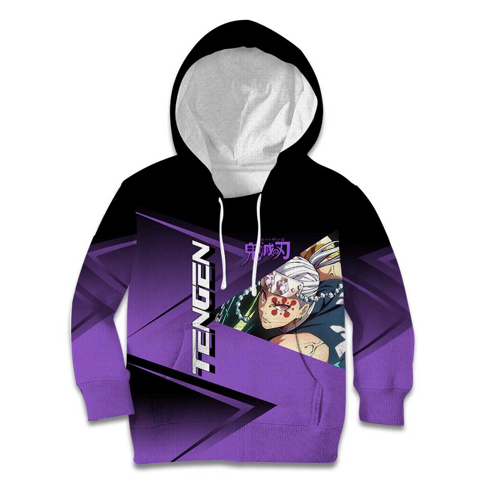 Tengen Uzui Sound Hashira Kid Hoodie Sporty Anime Mashup Style