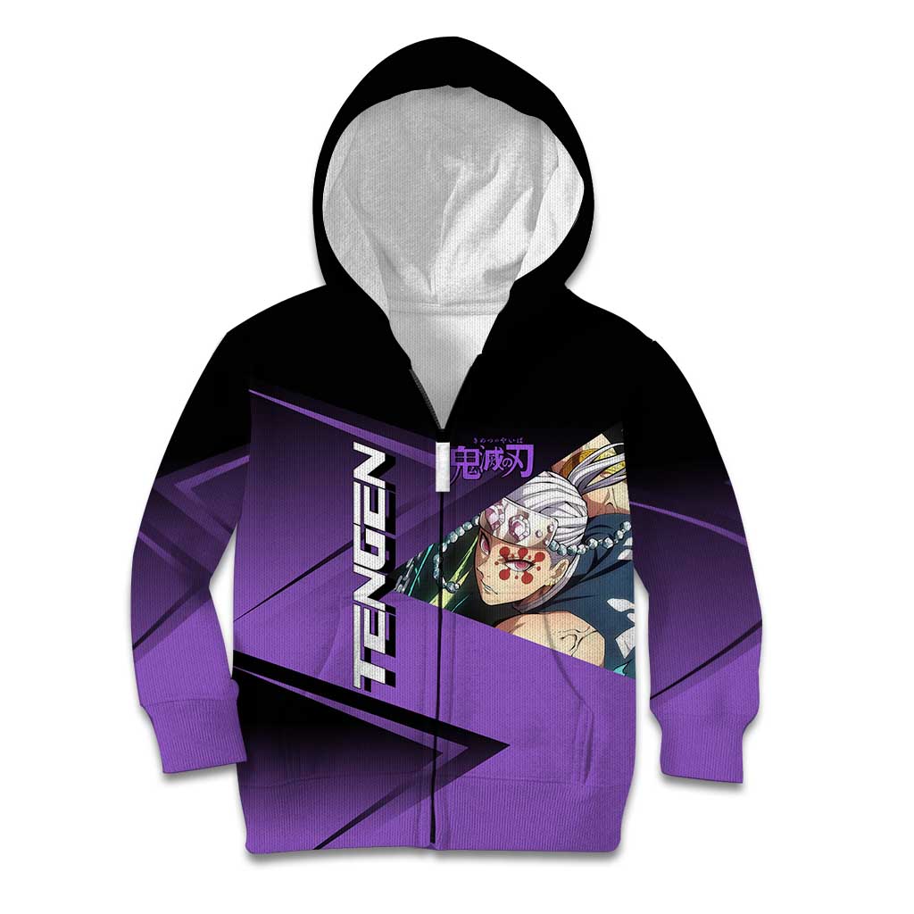 Tengen Uzui Sound Hashira Kid Hoodie Sporty Anime Mashup Style