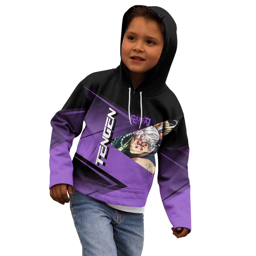 Tengen Uzui Sound Hashira Kid Hoodie Sporty Anime Mashup Style