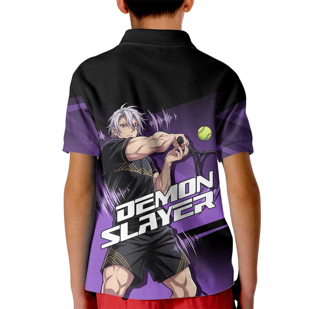 Tengen Uzui Sound Hashira Kid Polo Shirt Sporty Anime Mashup Style