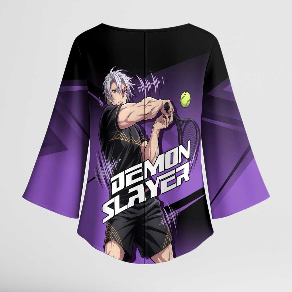 Tengen Uzui Sound Hashira Kimono Sleeve Blouse Sporty Anime Mashup Style