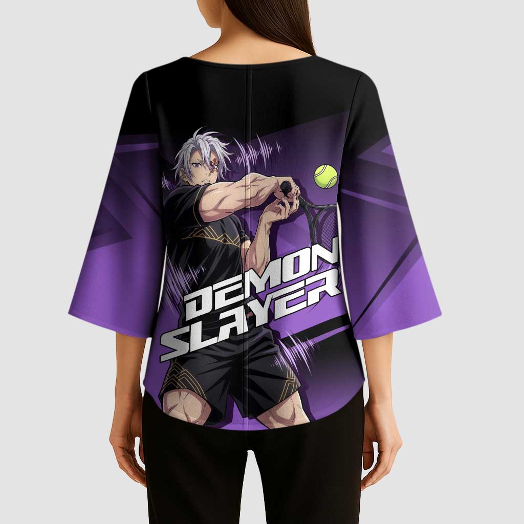 Tengen Uzui Sound Hashira Kimono Sleeve Blouse Sporty Anime Mashup Style