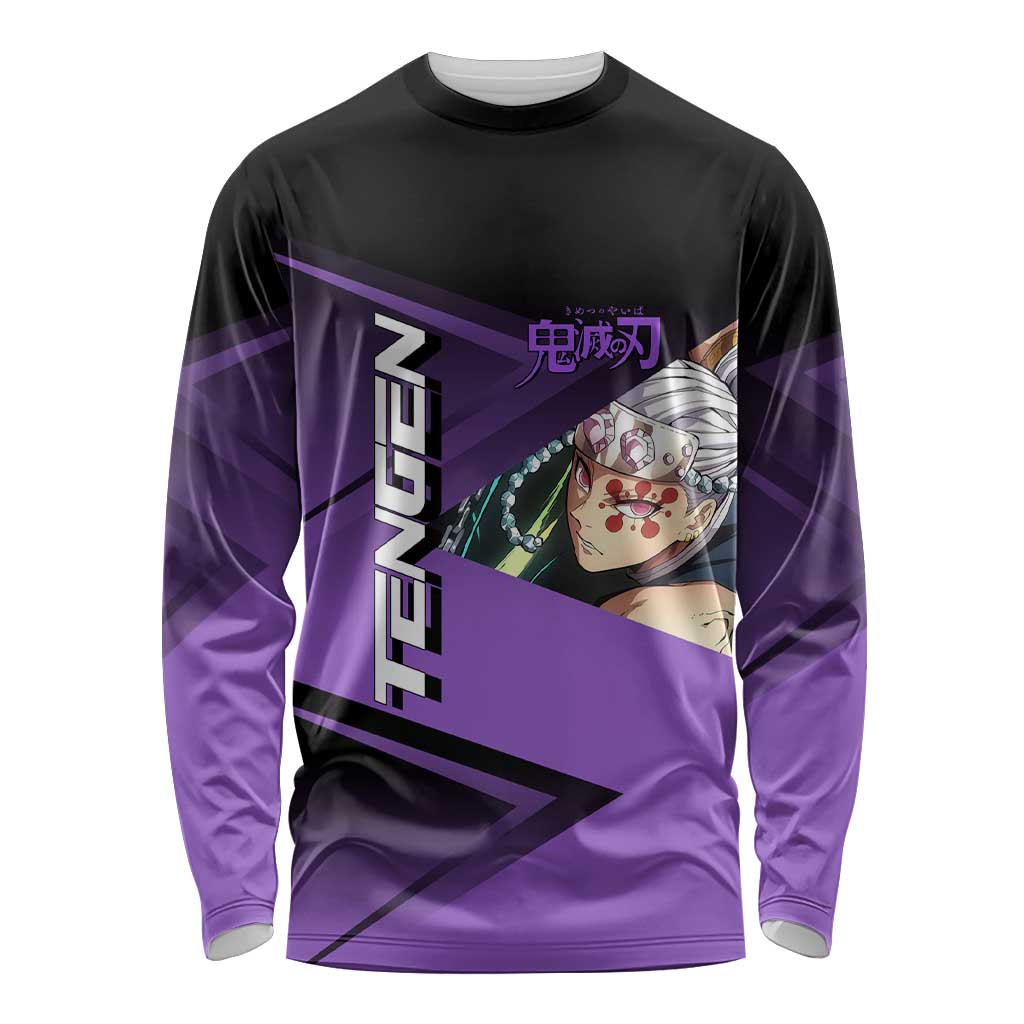 Tengen Uzui Sound Hashira Long Sleeve Shirt Sporty Anime Mashup Style