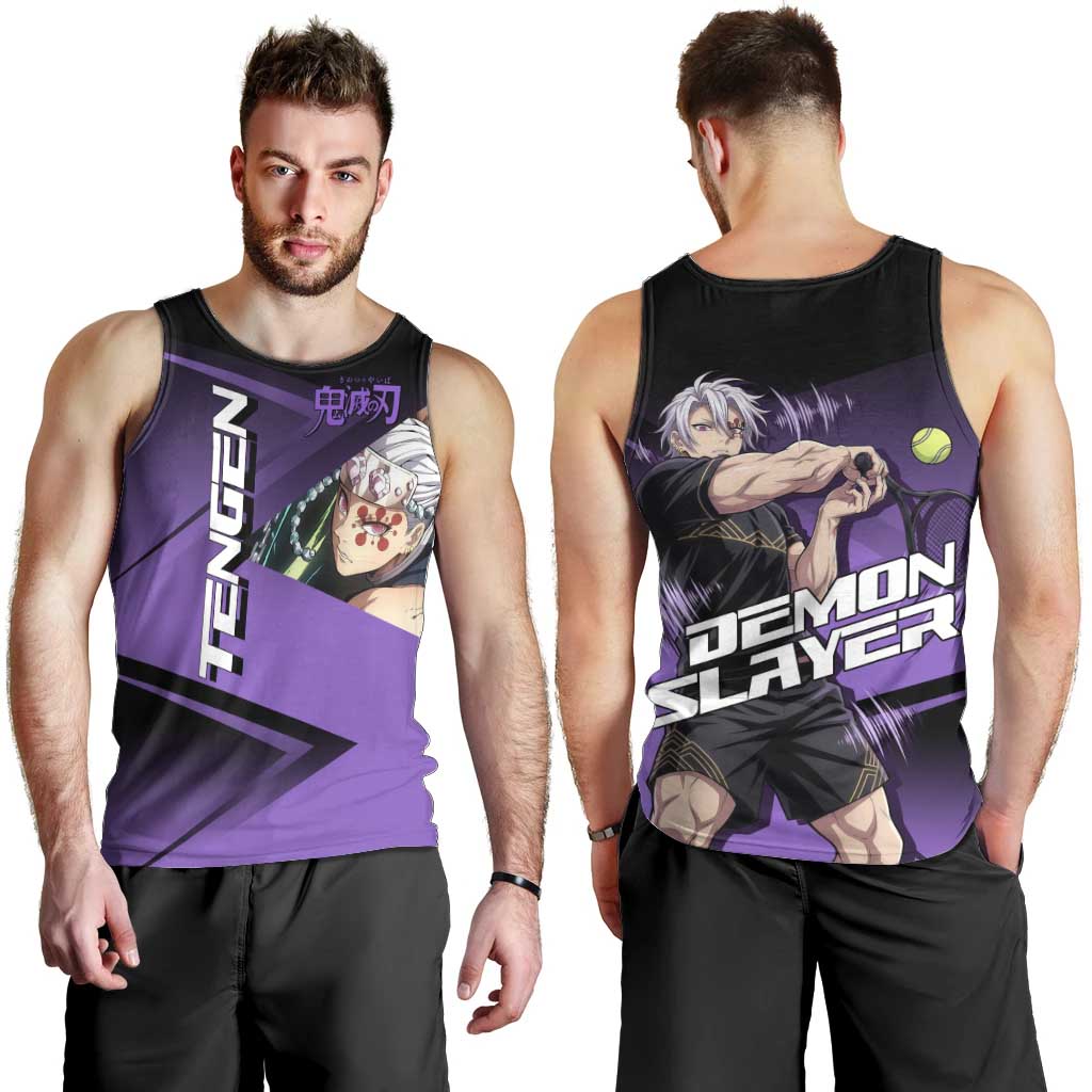 Tengen Uzui Sound Hashira Men Tank Top Sporty Anime Mashup Style