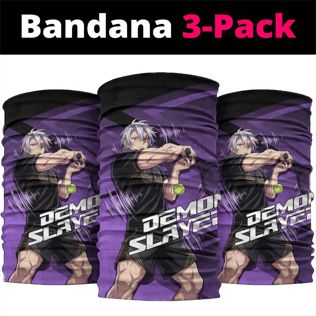 Tengen Uzui Sound Hashira Neck Gaiter Sporty Anime Mashup Style