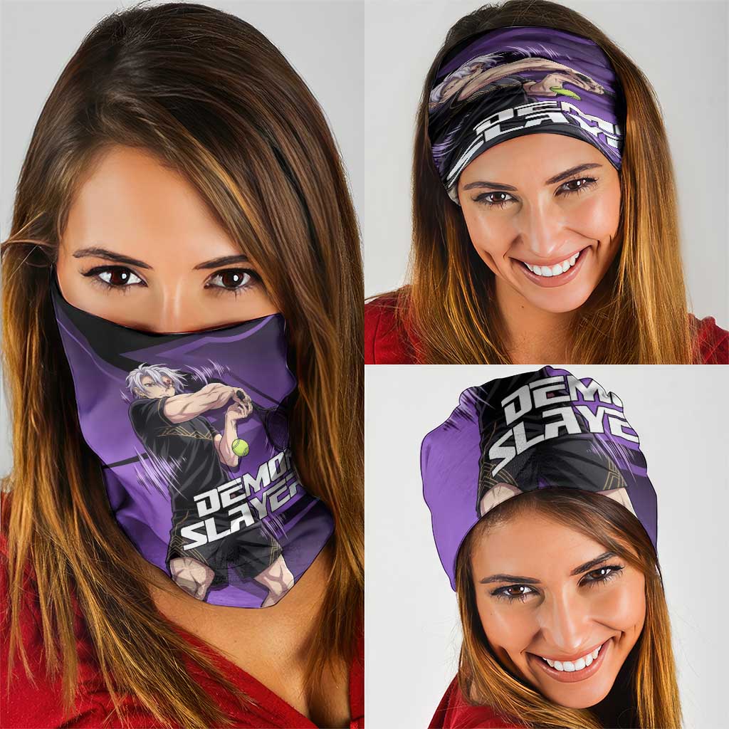 Tengen Uzui Sound Hashira Neck Gaiter Sporty Anime Mashup Style
