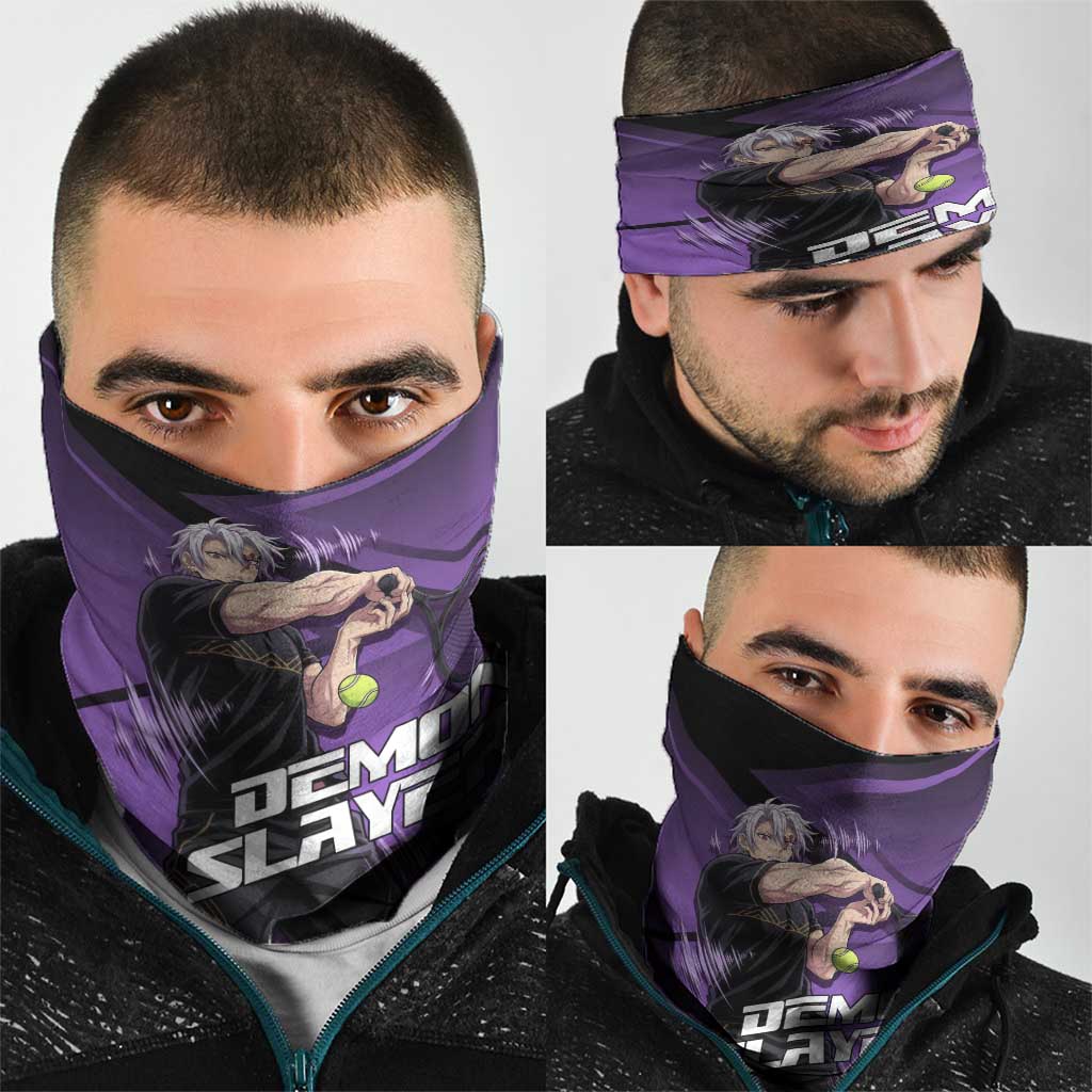Tengen Uzui Sound Hashira Neck Gaiter Sporty Anime Mashup Style