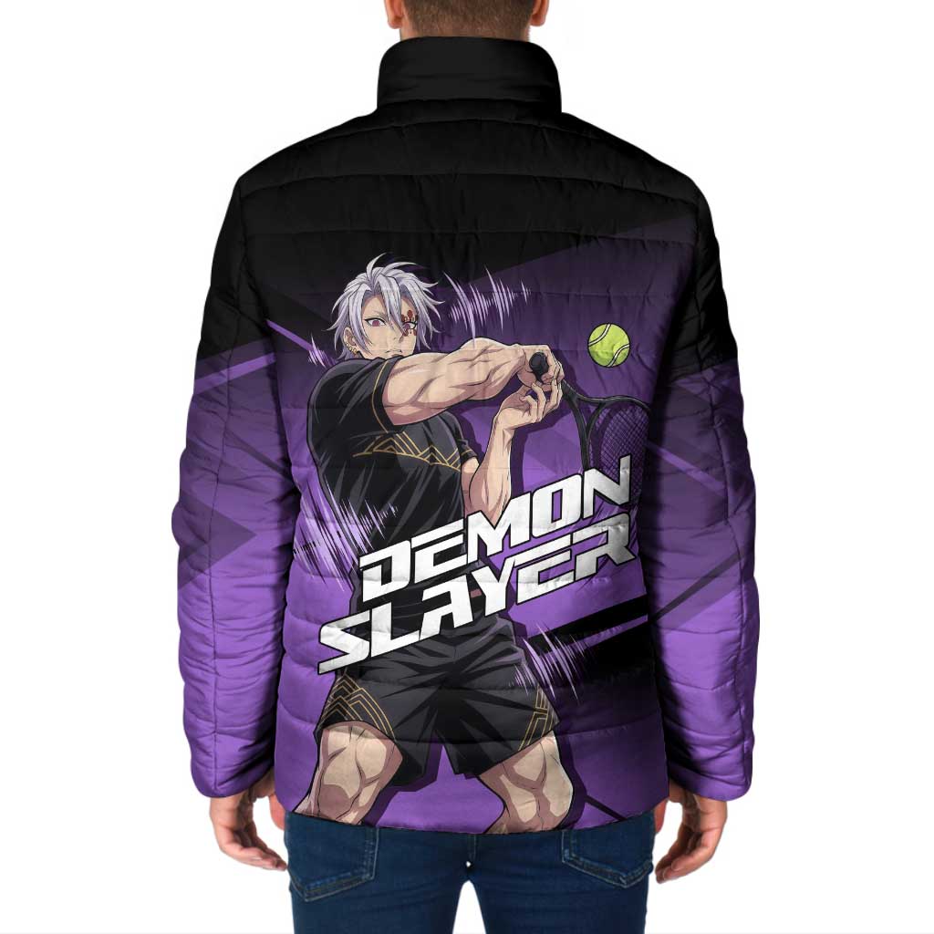 Tengen Uzui Sound Hashira Padded Jacket Sporty Anime Mashup Style