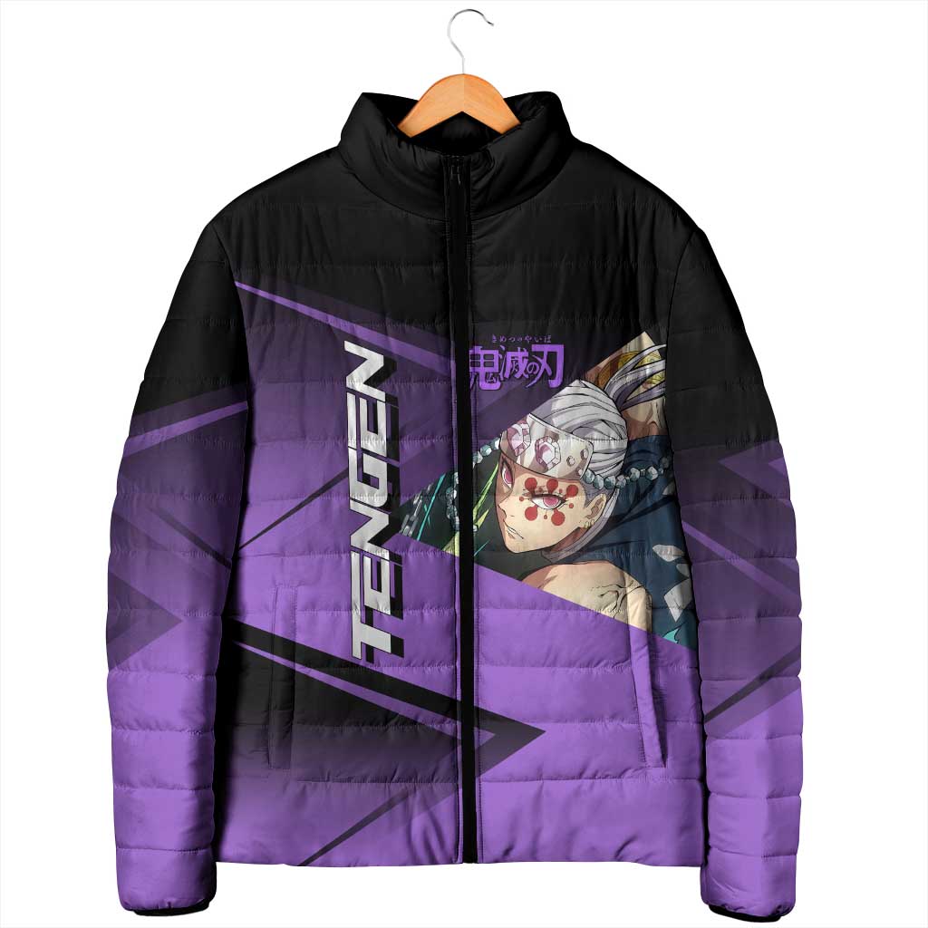 Tengen Uzui Sound Hashira Padded Jacket Sporty Anime Mashup Style