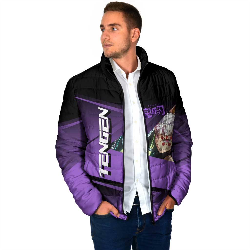 Tengen Uzui Sound Hashira Padded Jacket Sporty Anime Mashup Style