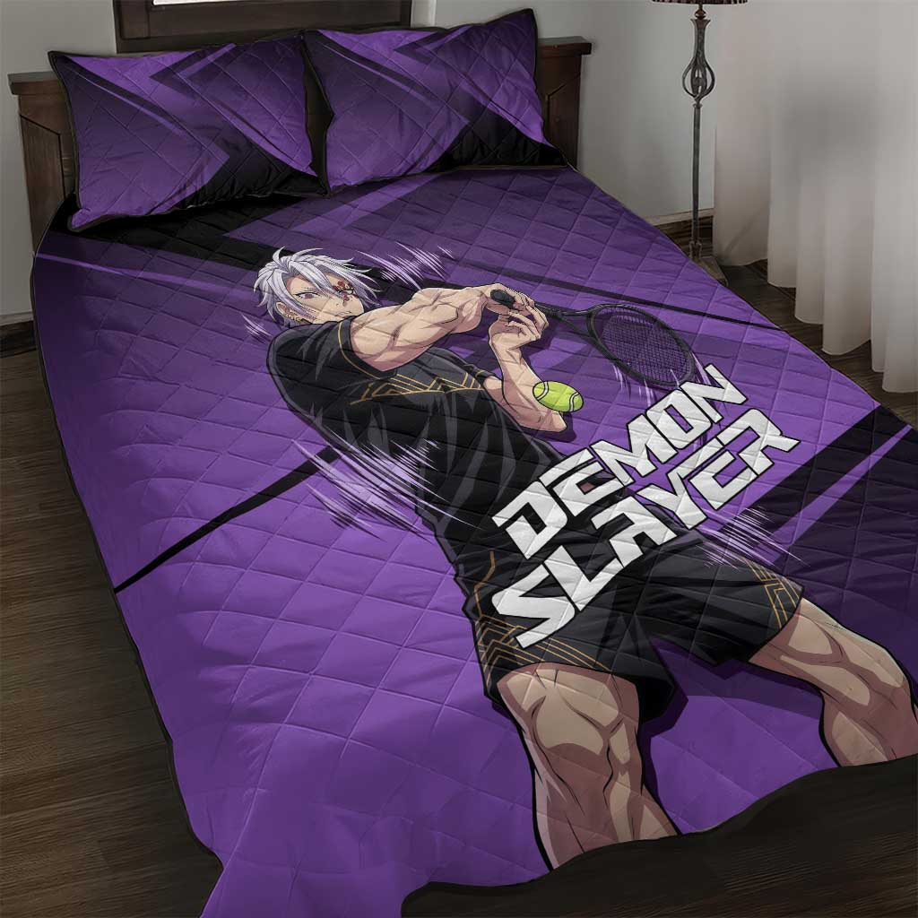 Tengen Uzui Sound Hashira Quilt Bed Set Sporty Anime Mashup Style