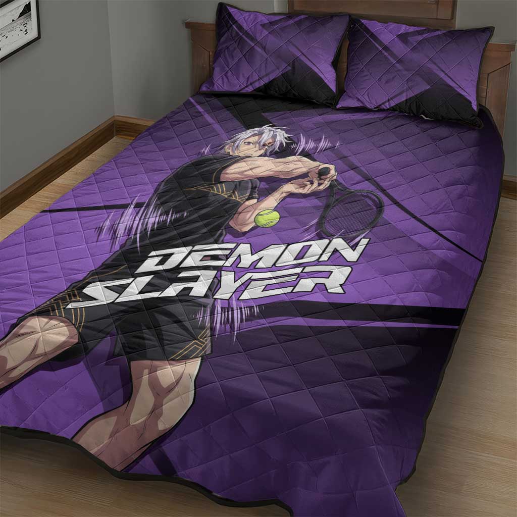 Tengen Uzui Sound Hashira Quilt Bed Set Sporty Anime Mashup Style