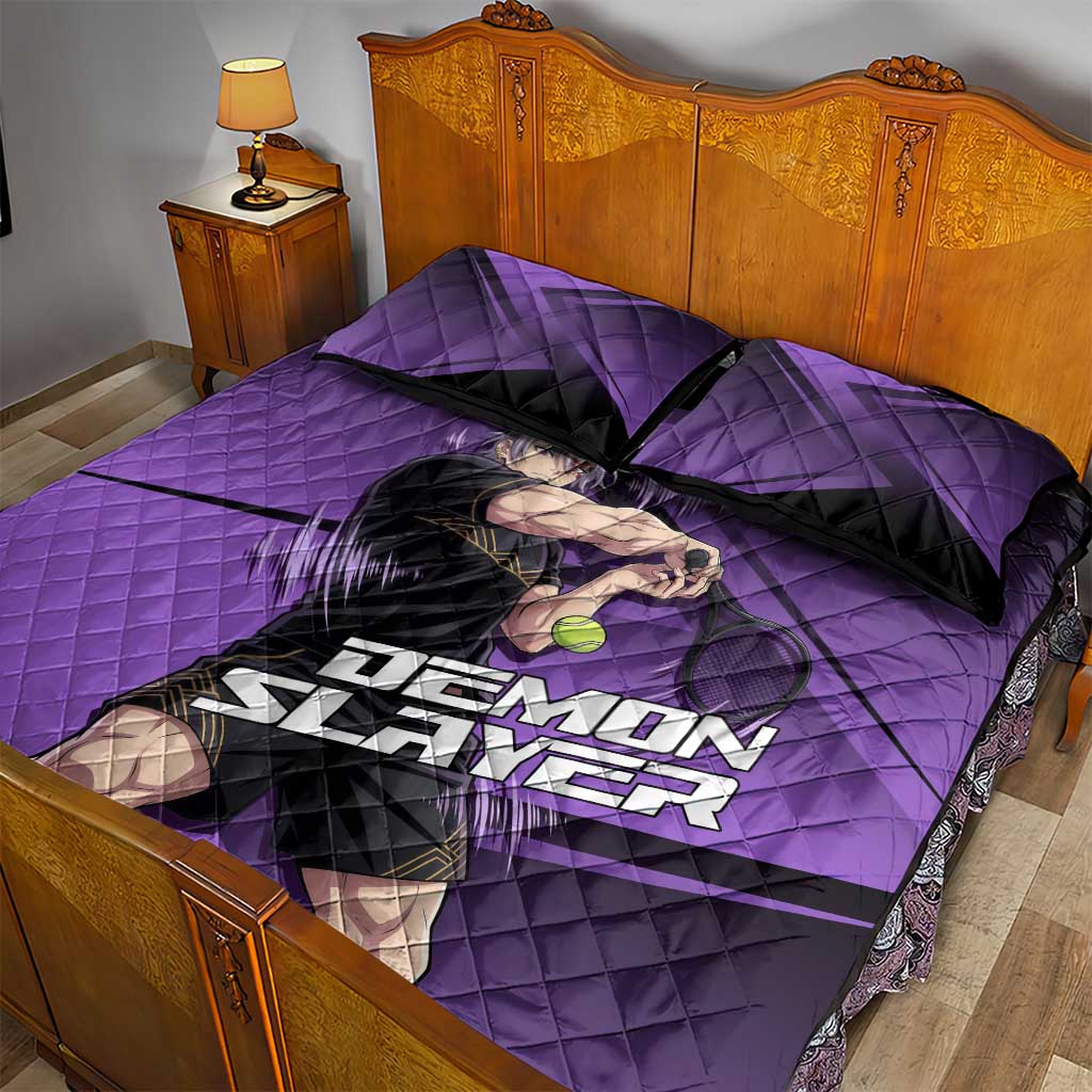 Tengen Uzui Sound Hashira Quilt Bed Set Sporty Anime Mashup Style