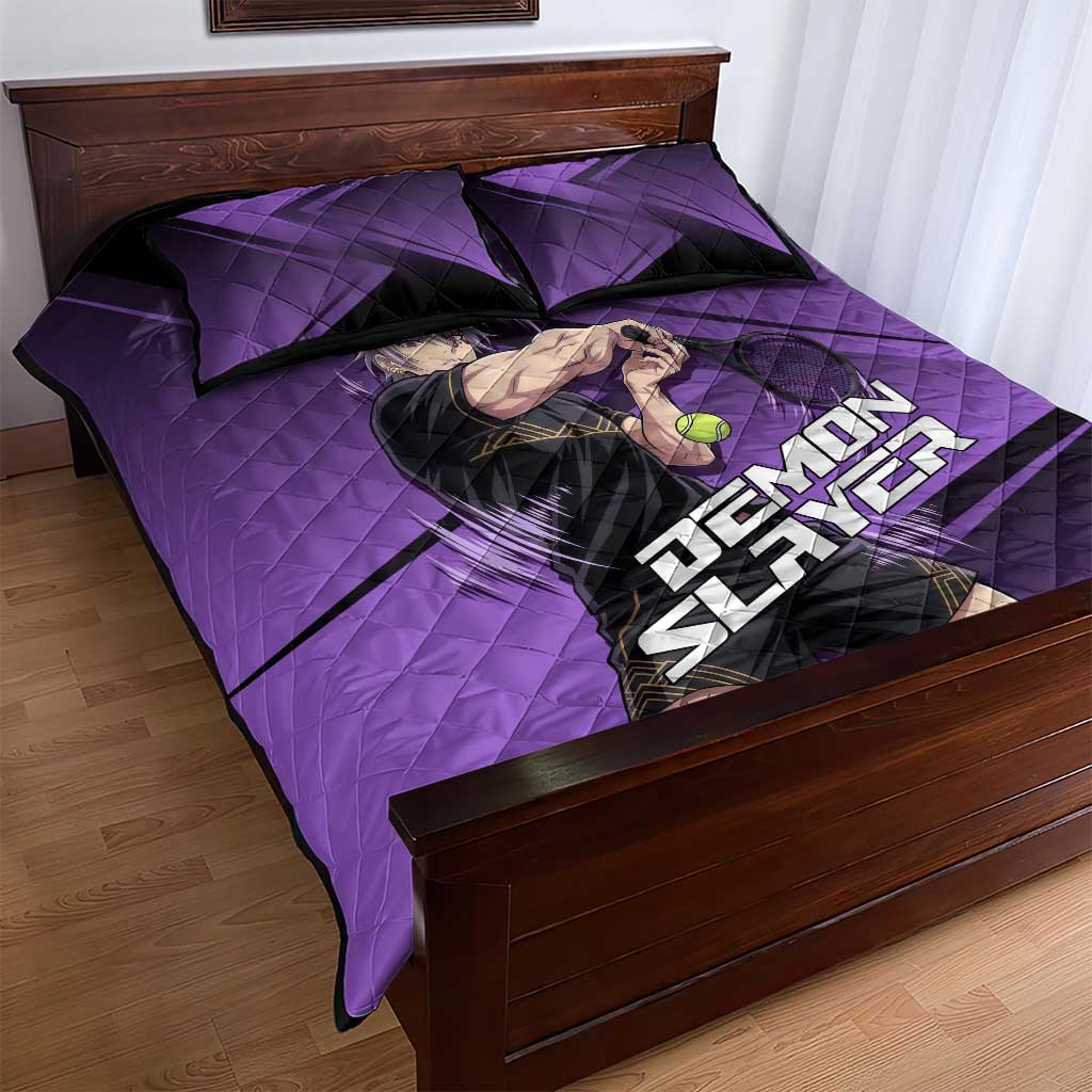 Tengen Uzui Sound Hashira Quilt Bed Set Sporty Anime Mashup Style