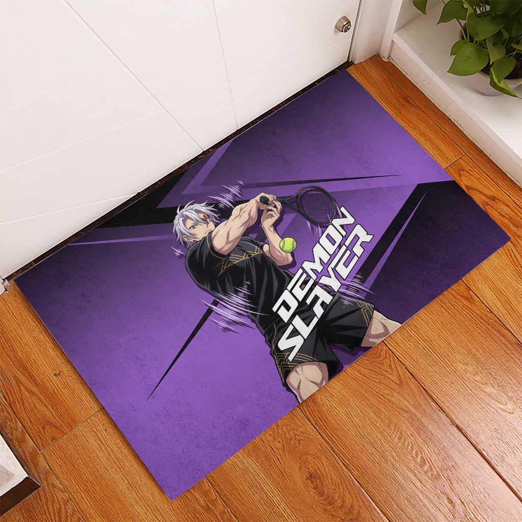 Tengen Uzui Sound Hashira Rubber Doormat Sporty Anime Mashup Style