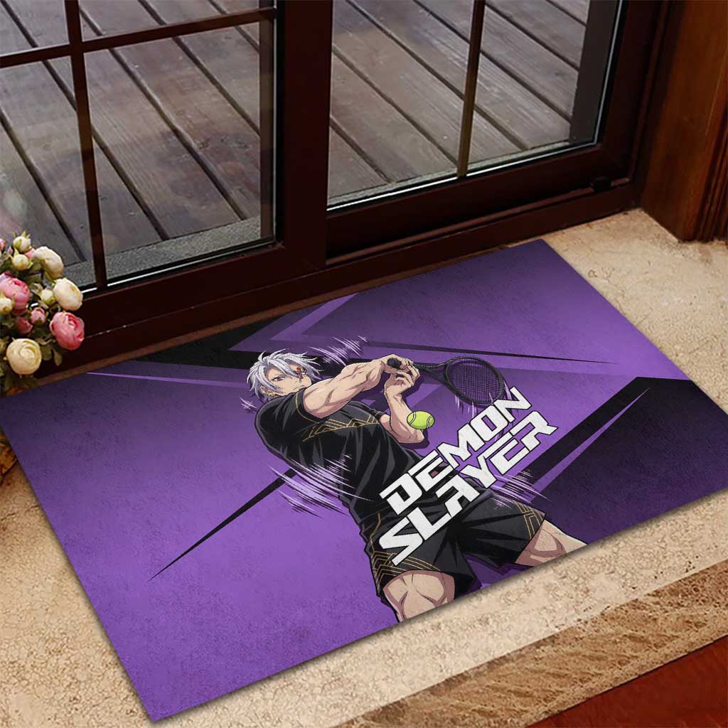 Tengen Uzui Sound Hashira Rubber Doormat Sporty Anime Mashup Style