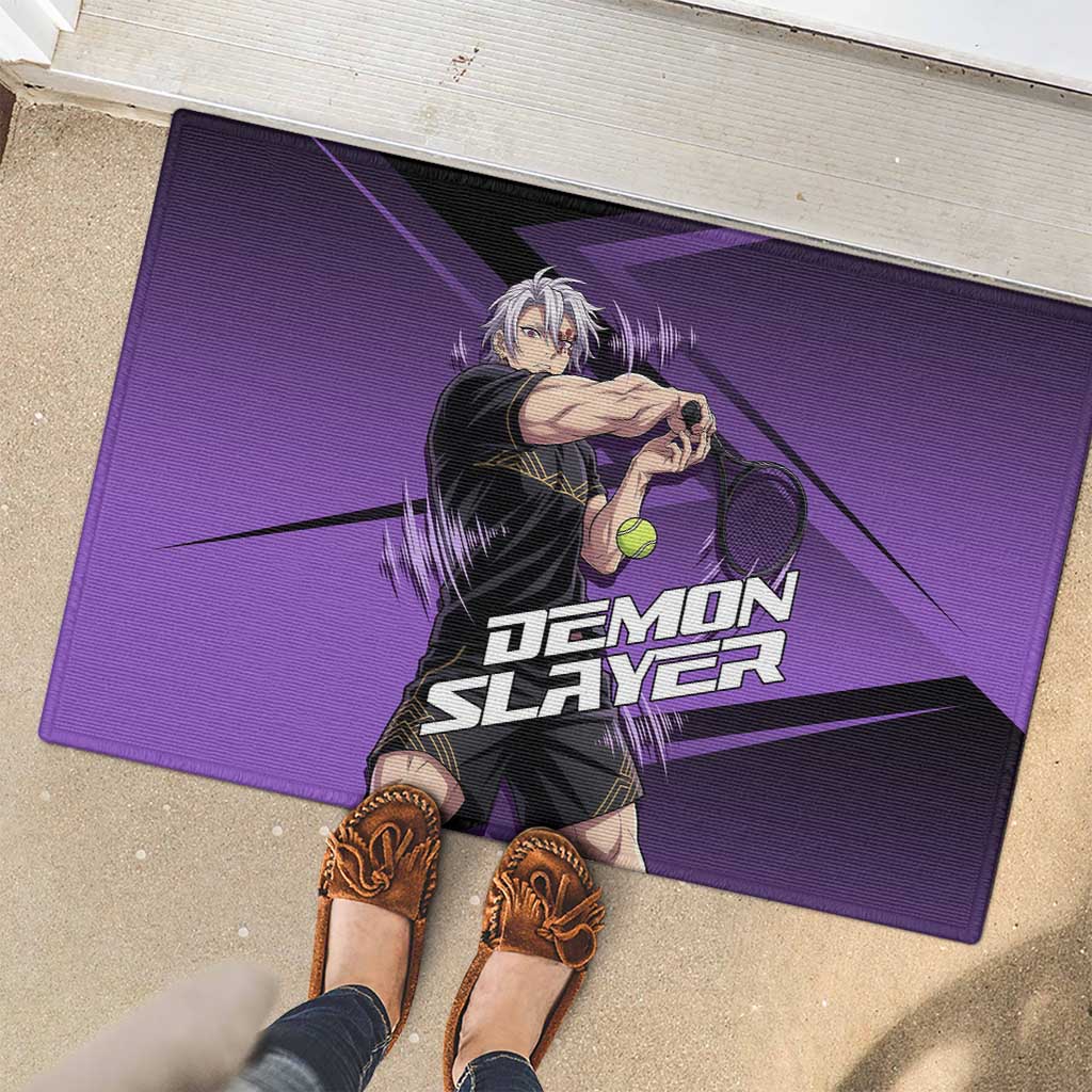 Tengen Uzui Sound Hashira Rubber Doormat Sporty Anime Mashup Style