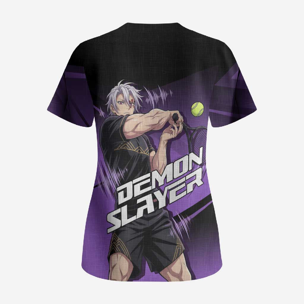 Tengen Uzui Sound Hashira Scrub Top Sporty Anime Mashup Style