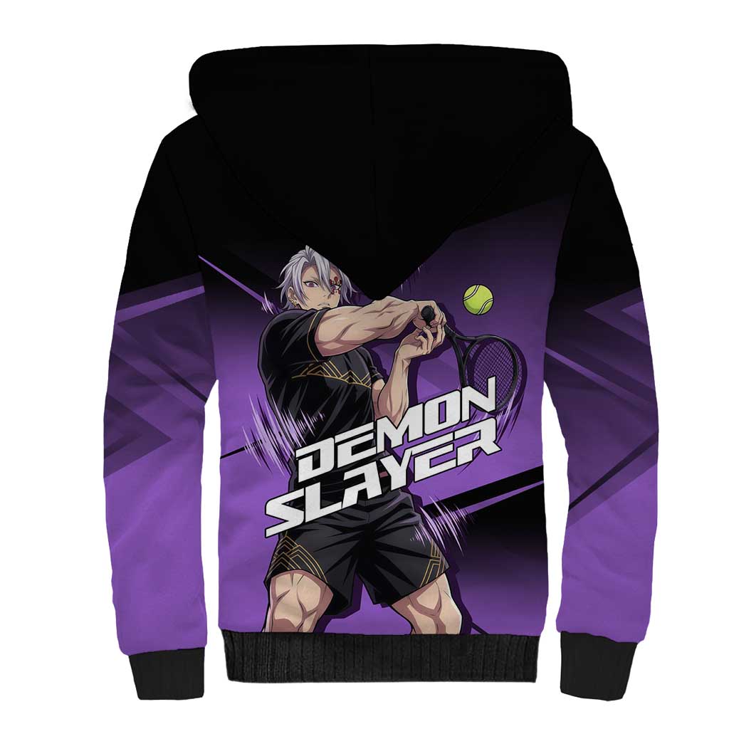 Tengen Uzui Sound Hashira Sherpa Hoodie Sporty Anime Mashup Style
