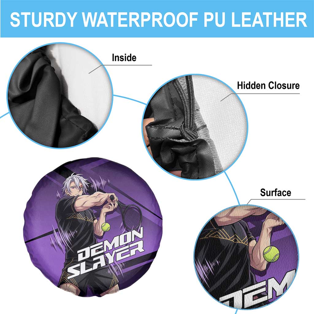 Tengen Uzui Sound Hashira Spare Tire Cover Sporty Anime Mashup Style