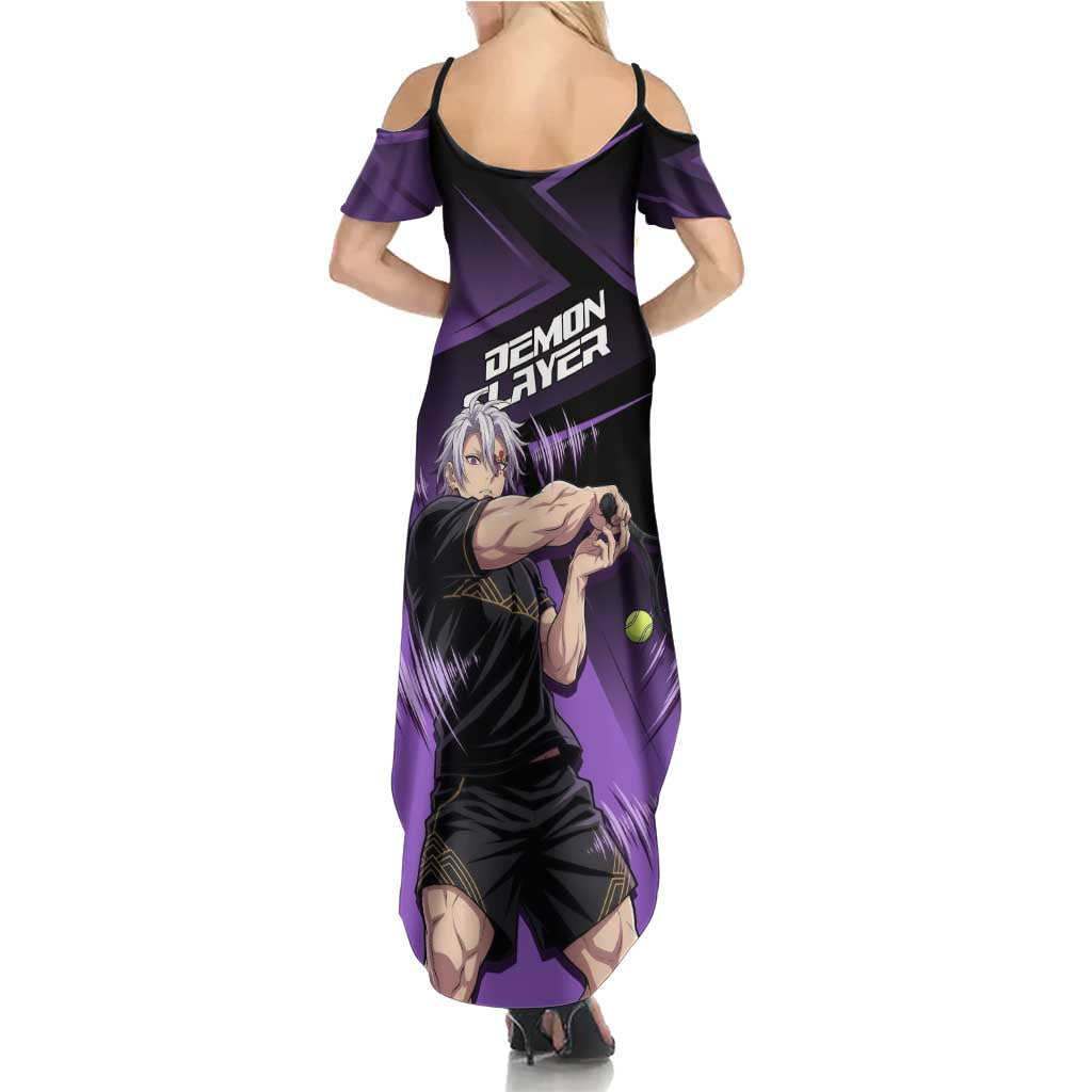 Tengen Uzui Sound Hashira Summer Maxi Dress Sporty Anime Mashup Style