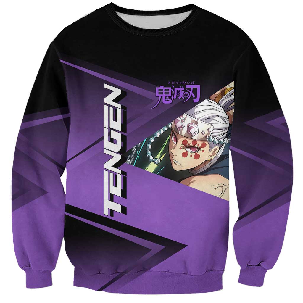 Tengen Uzui Sound Hashira Sweatshirt Sporty Anime Mashup Style