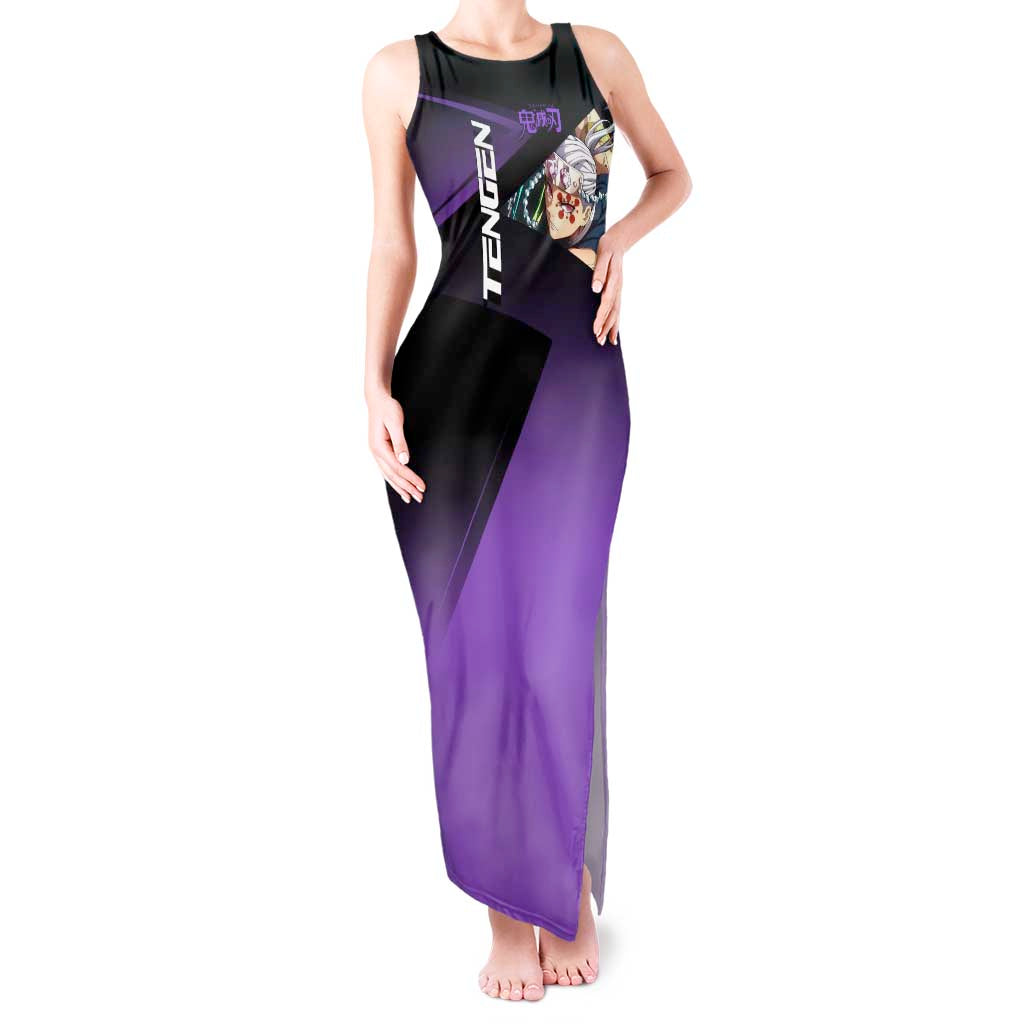 Tengen Uzui Sound Hashira Tank Maxi Dress Sporty Anime Mashup Style