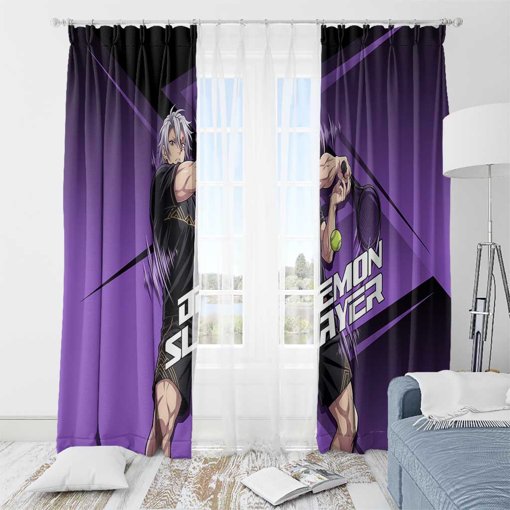 Tengen Uzui Sound Hashira Window Curtain Sporty Anime Mashup Style
