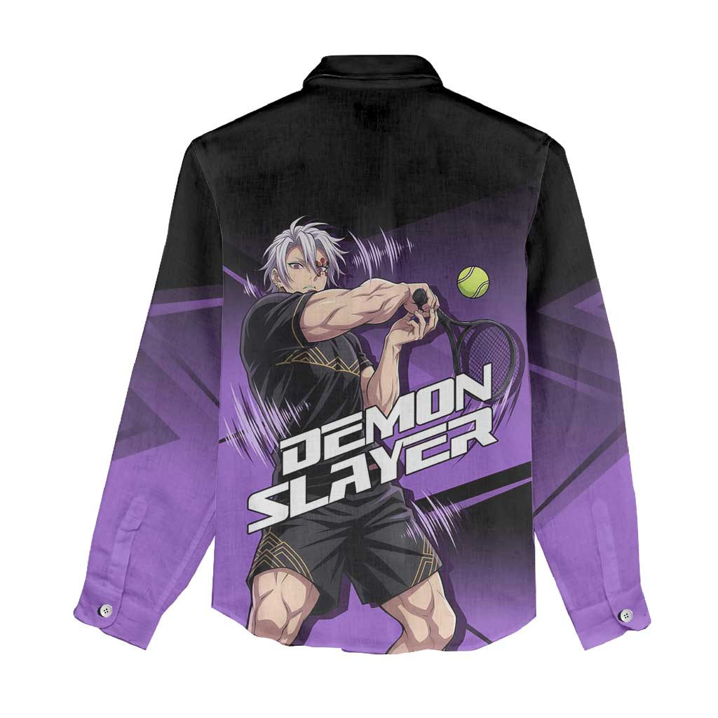 Tengen Uzui Sound Hashira Women Casual Shirt Sporty Anime Mashup Style