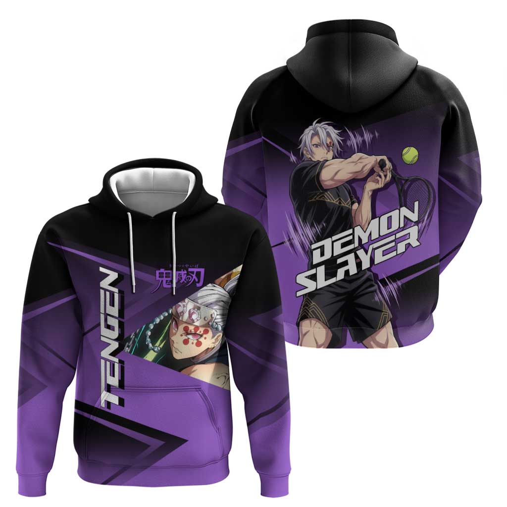 Tengen Uzui Sound Hashira Zip Hoodie Sporty Anime Mashup Style