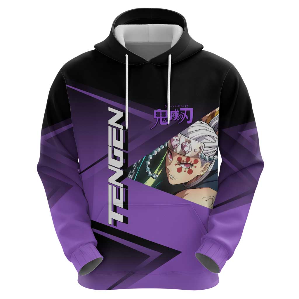 Tengen Uzui Sound Hashira Zip Hoodie Sporty Anime Mashup Style
