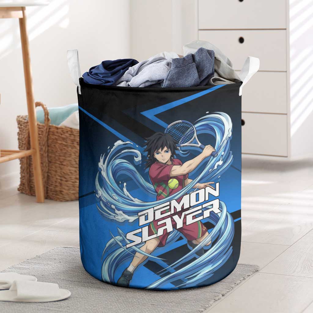 Giyuu Tomioka Water Serve Laundry Basket Sporty Anime Mashup Style