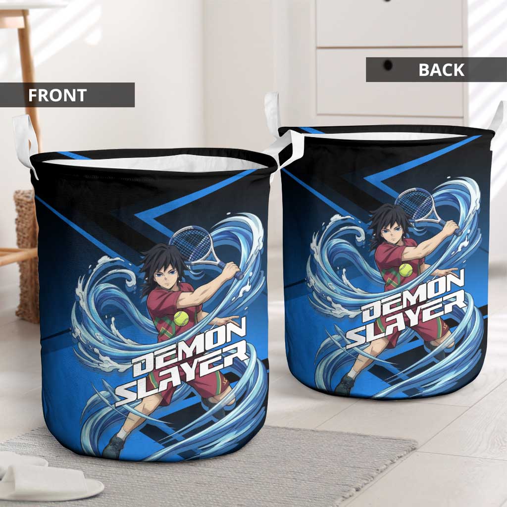 Giyuu Tomioka Water Serve Laundry Basket Sporty Anime Mashup Style