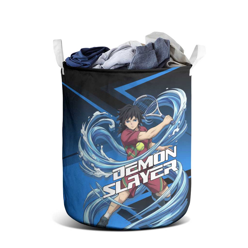Giyuu Tomioka Water Serve Laundry Basket Sporty Anime Mashup Style