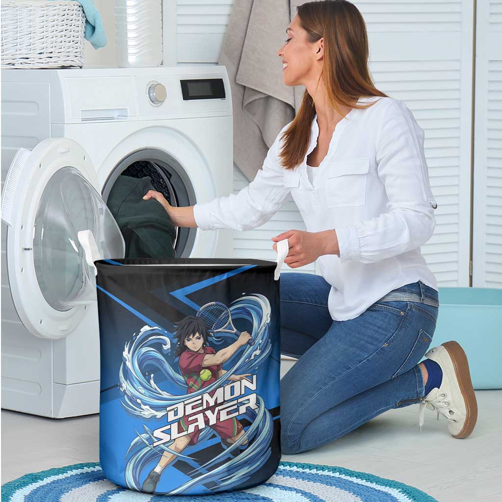 Giyuu Tomioka Water Serve Laundry Basket Sporty Anime Mashup Style