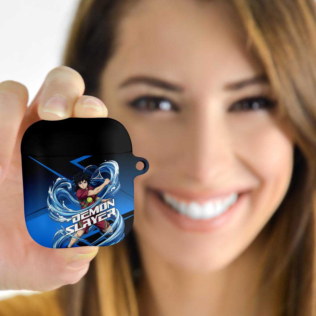 Giyuu Tomioka Water Serve AirPods Case Sporty Anime Mashup Style
