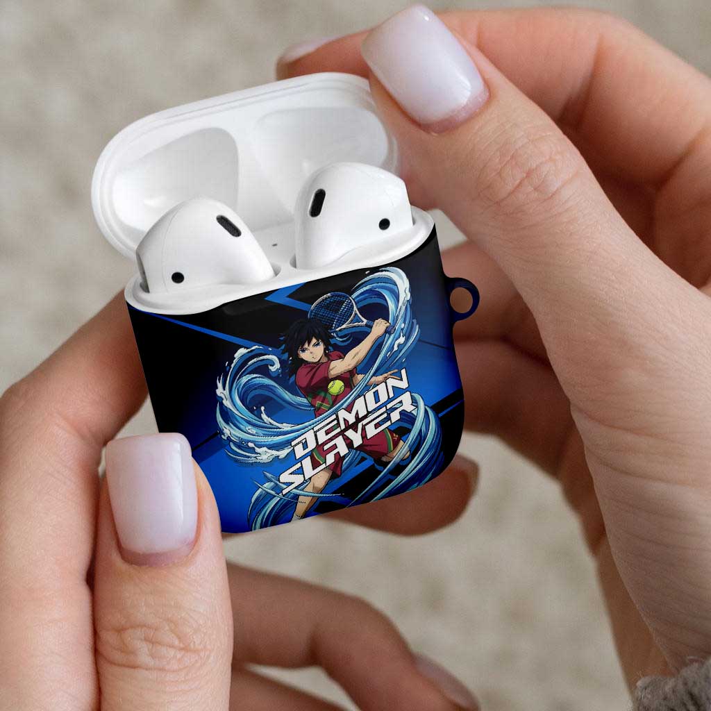Giyuu Tomioka Water Serve AirPods Case Sporty Anime Mashup Style