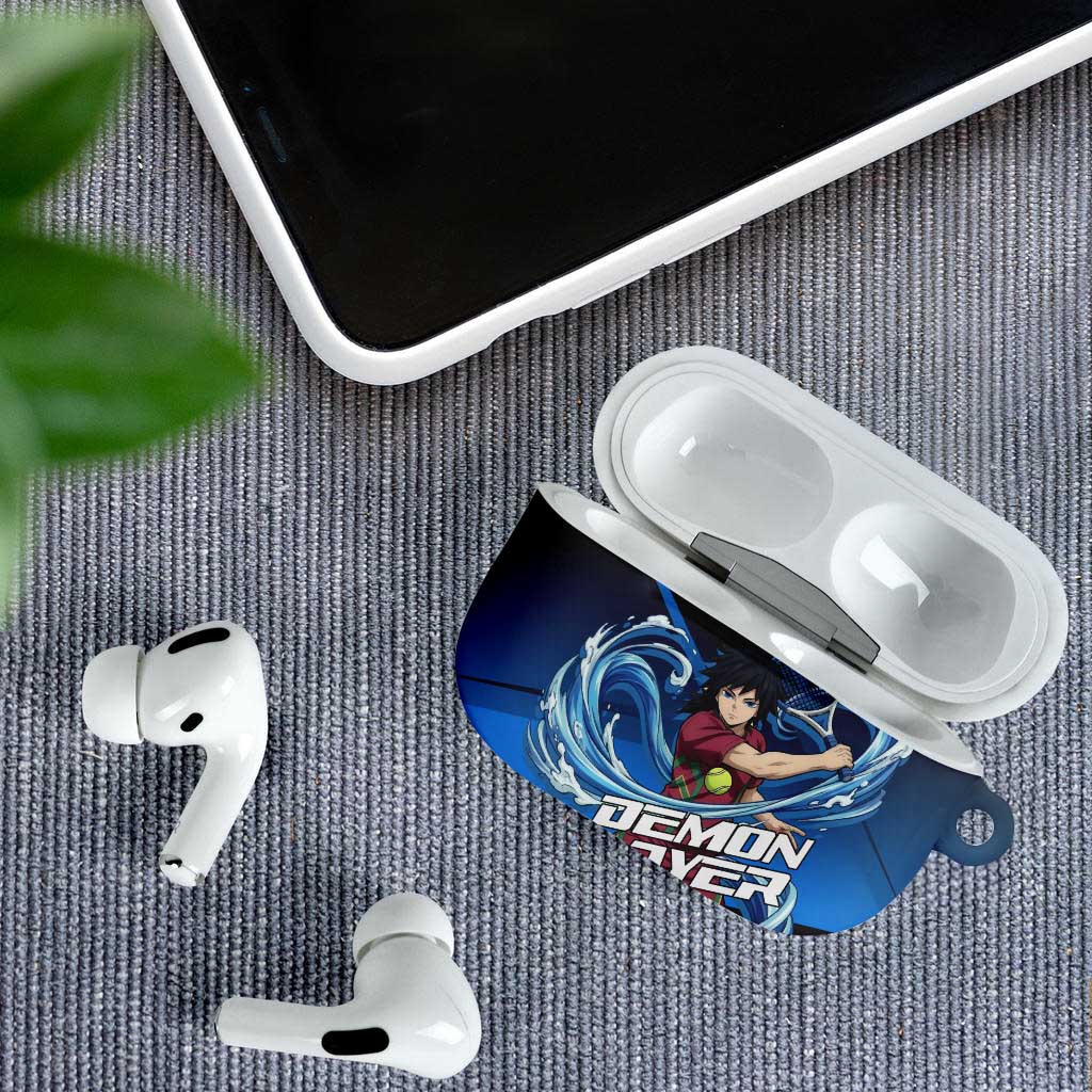 Giyuu Tomioka Water Serve AirPods Case Sporty Anime Mashup Style