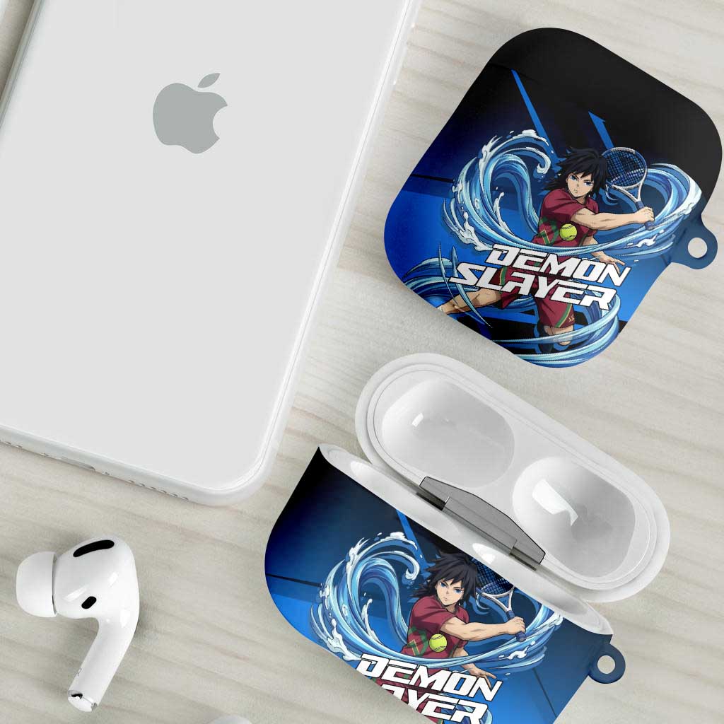 Giyuu Tomioka Water Serve AirPods Case Sporty Anime Mashup Style