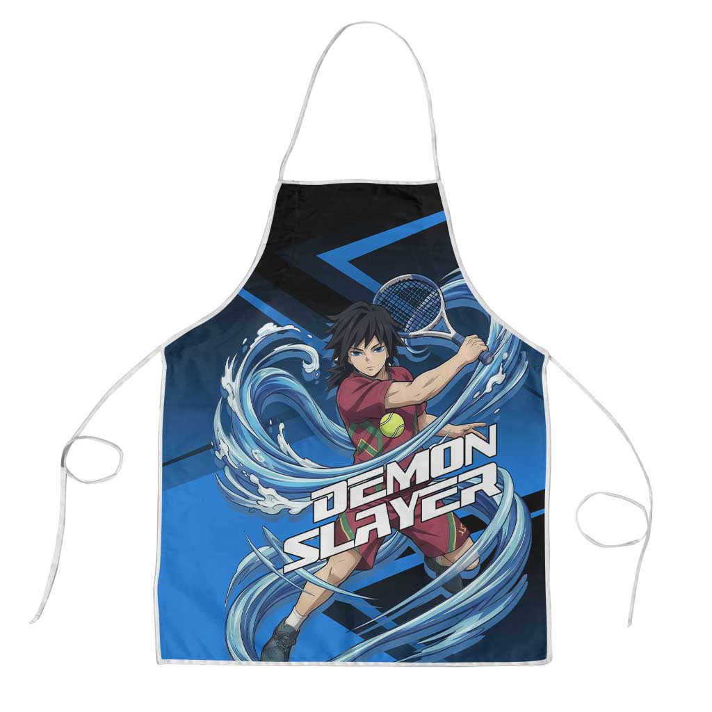 Giyuu Tomioka Water Serve Apron Sporty Anime Mashup Style