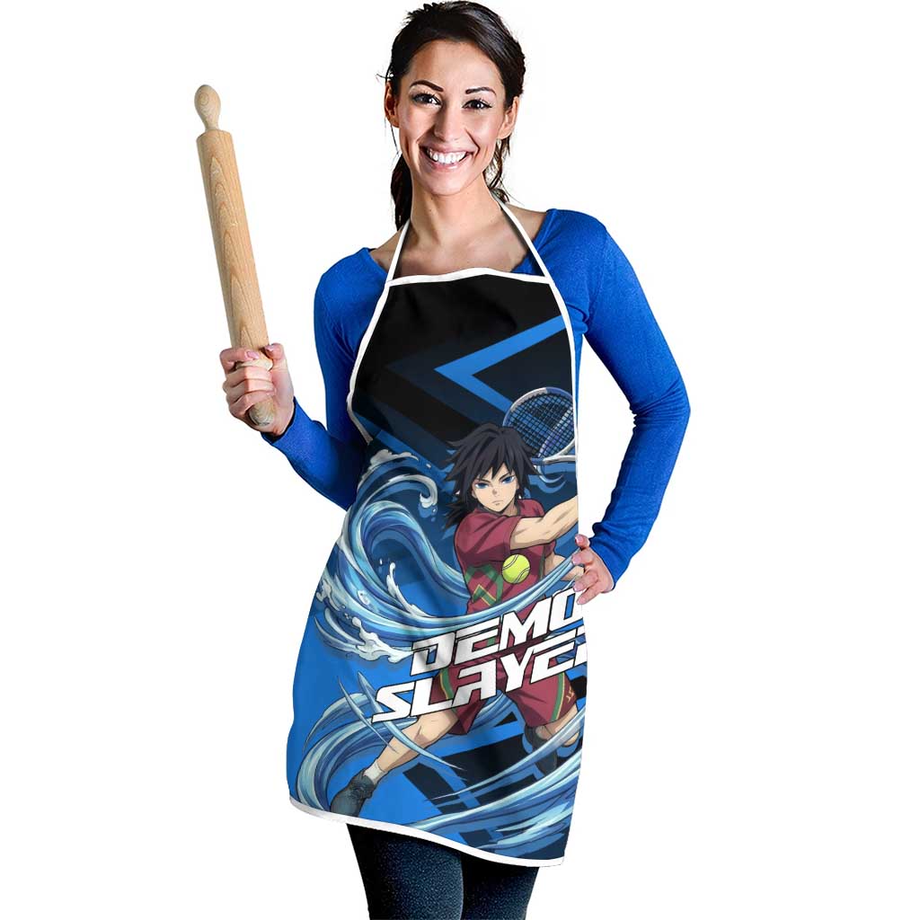 Giyuu Tomioka Water Serve Apron Sporty Anime Mashup Style